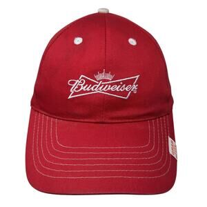 Budweiser Grab Some Buds Strapback Baseball Cap Red OS Adjustable K-Products